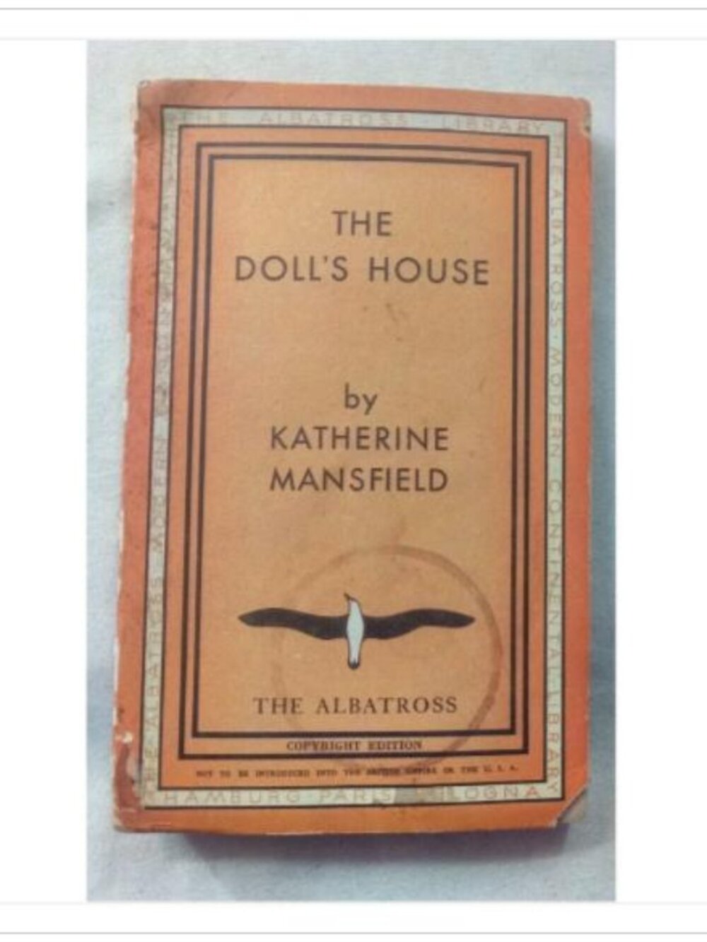 The Doll's House and Other Stories Katherine Mansfield Copyright Edition Book